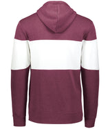 Maroon Heather/White