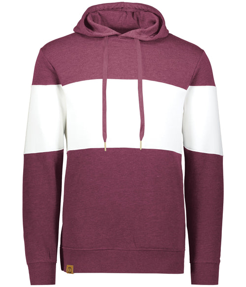 Maroon Heather/White