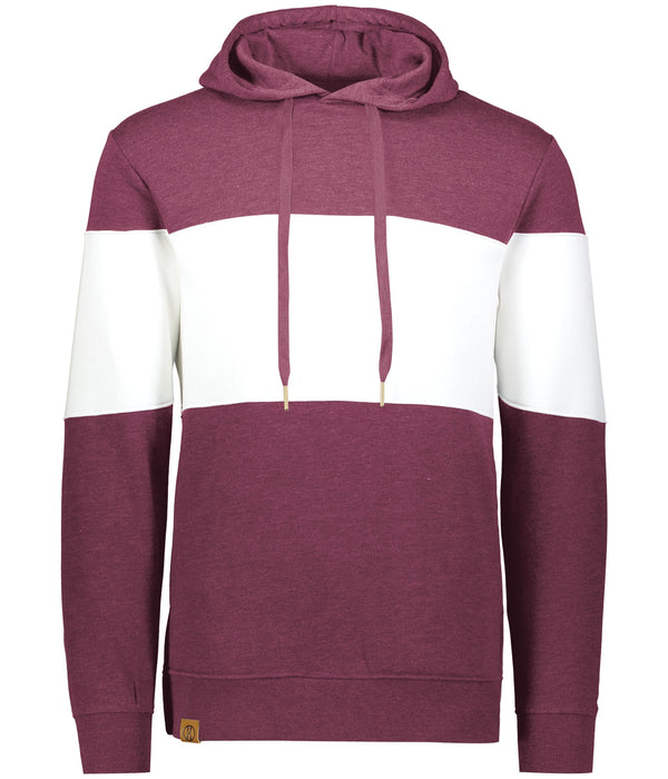 Maroon Heather/White
