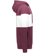 Maroon Heather/White