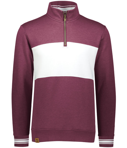 Maroon Heather/White