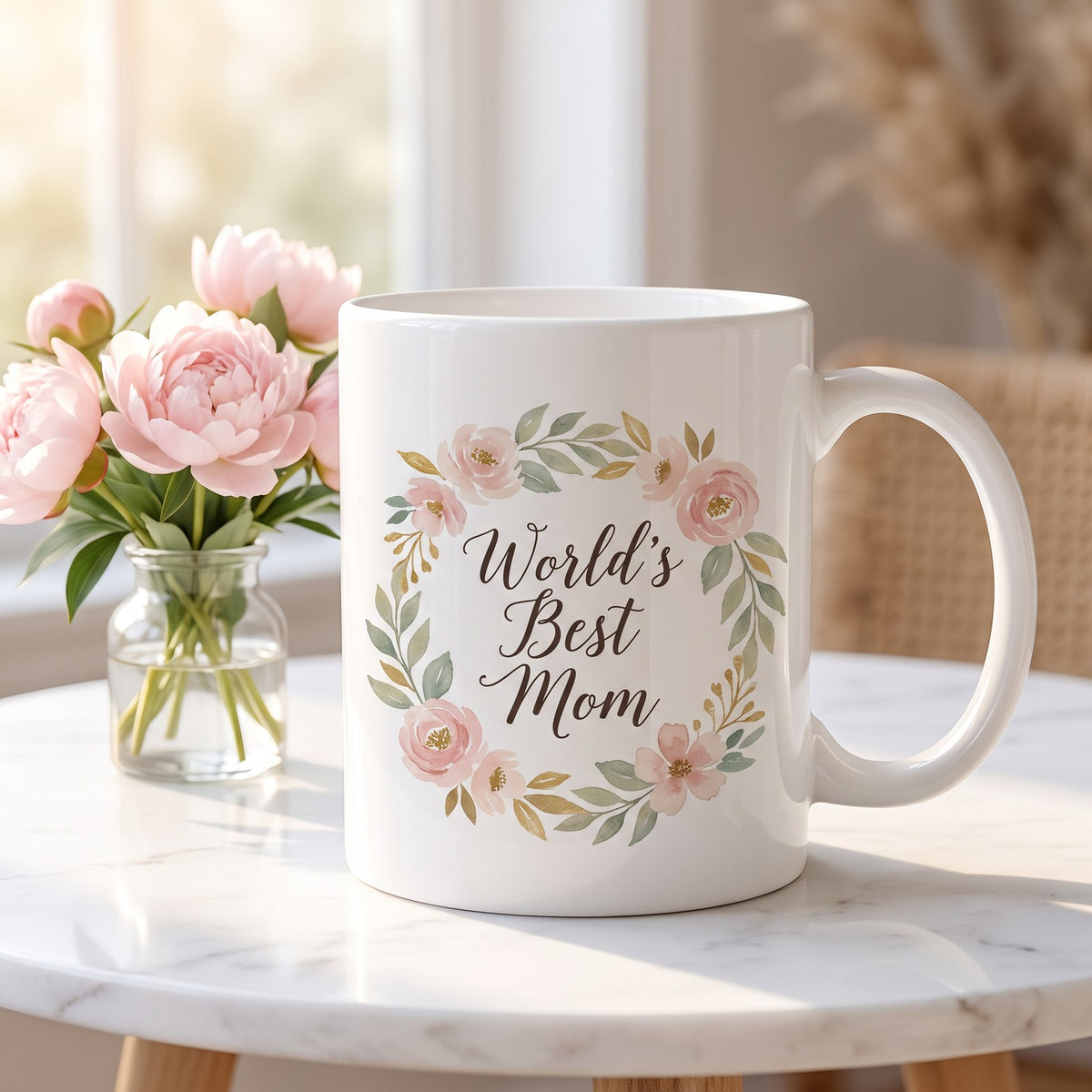 11 oz Photo Mug, printed: mom | hhs