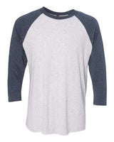 Indigo Sleeves/ Heather White Body