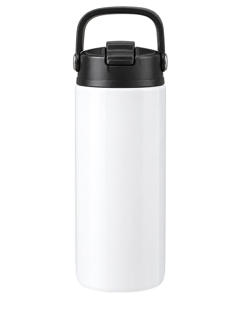 32 oz Stainless Photo Water Bottle, White, plain | hhs