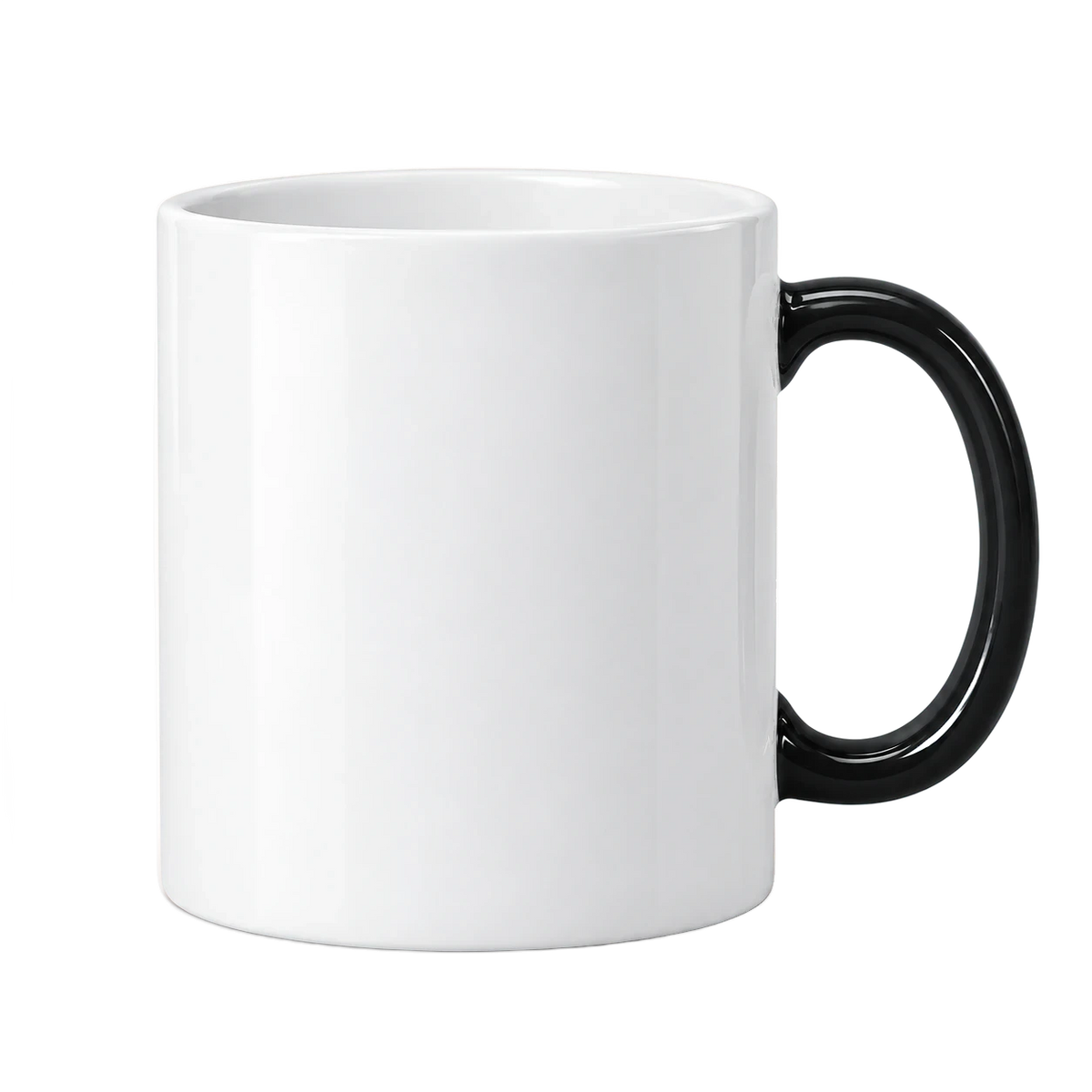 11 oz Magic Photo Mug, Black, plain | hhs