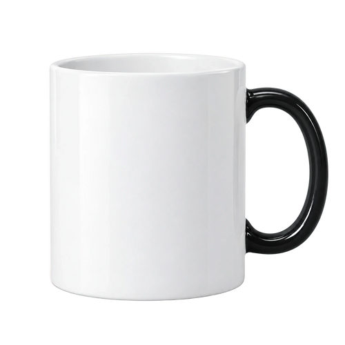 11 oz Magic Photo Mug, Black, plain | hhs