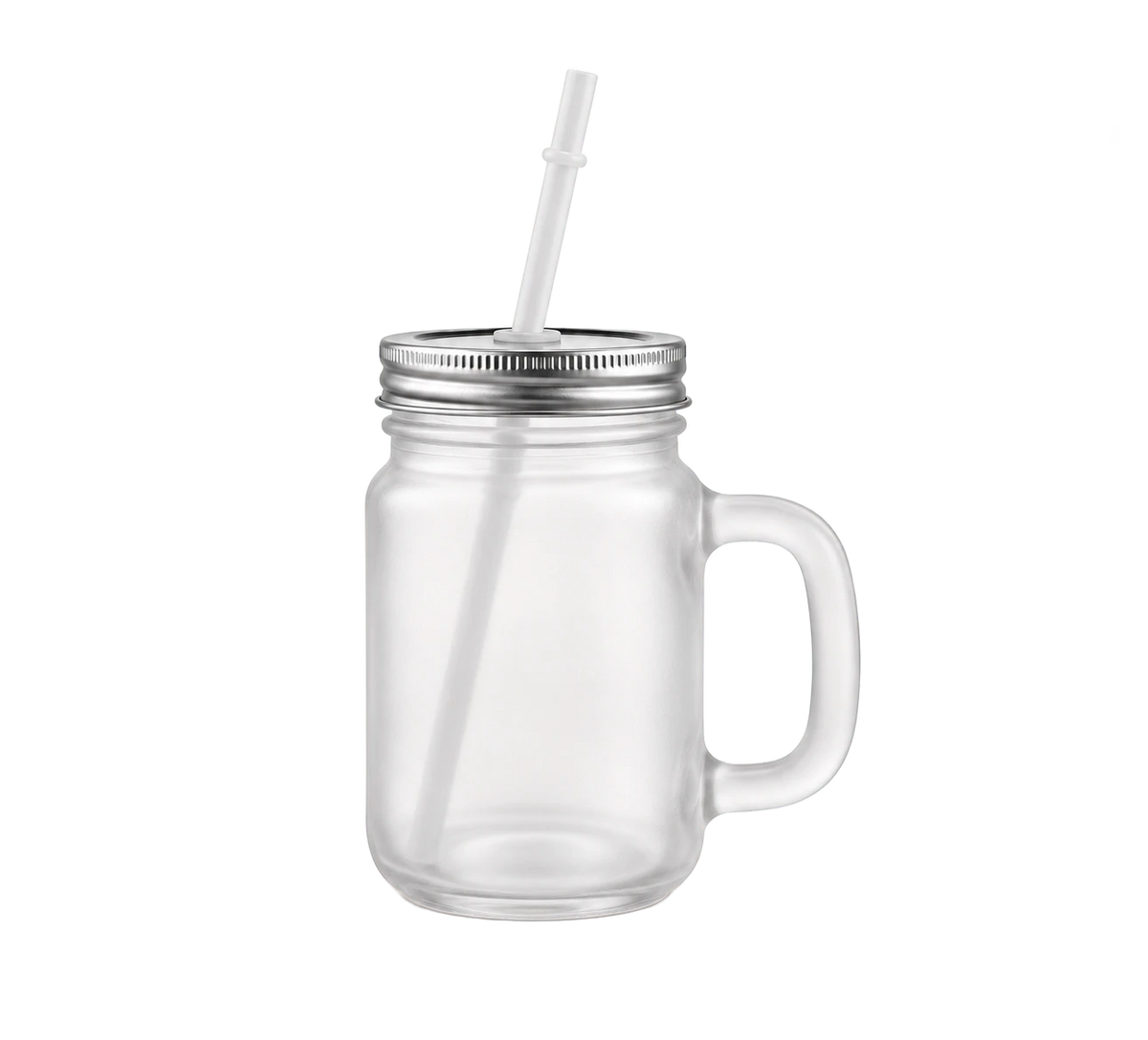 12 oz Mason Jar Photo Glass, Frosted, plain | hhs