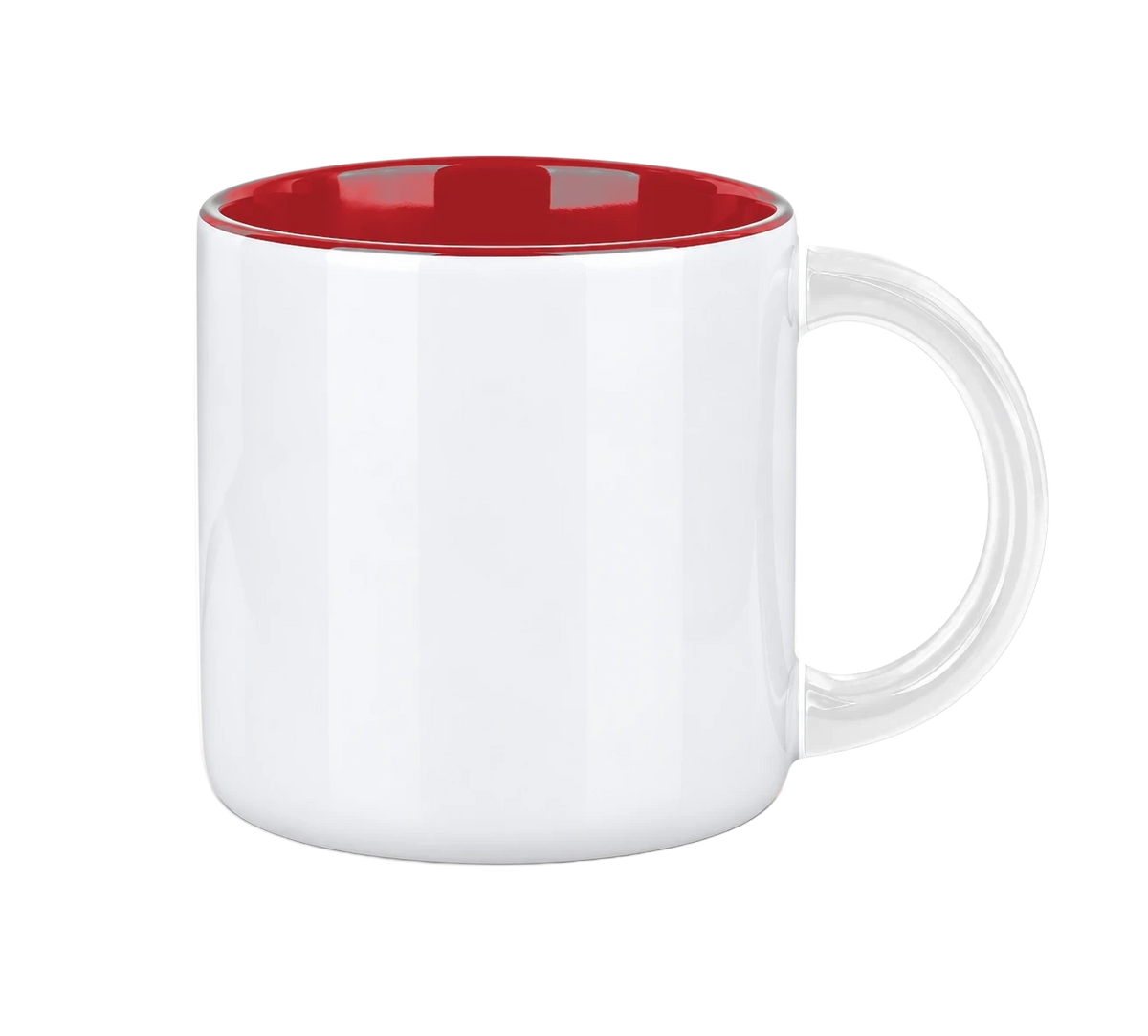 14 oz Photo Mug, Red inside, plain | hhs