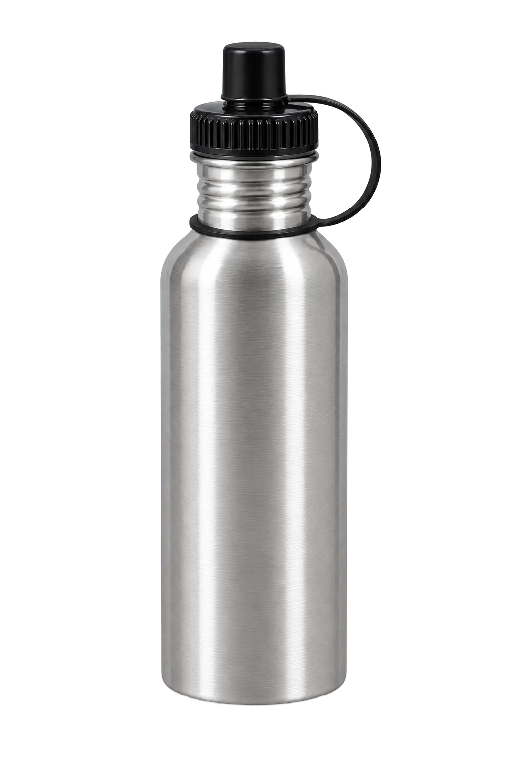 20 oz Stainless Photo Water Bottle, Silver, plain | hhs