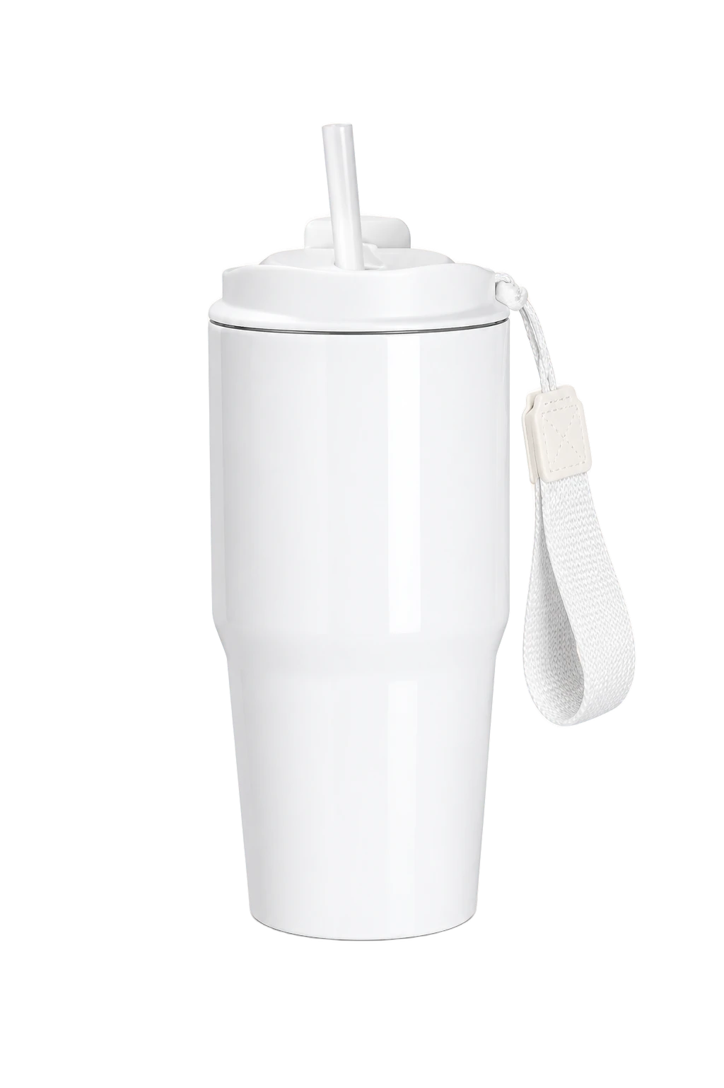 20 oz Stainless Photo Tumbler with Carry Lid, White, plain | hhs