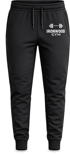Custom branded joggers