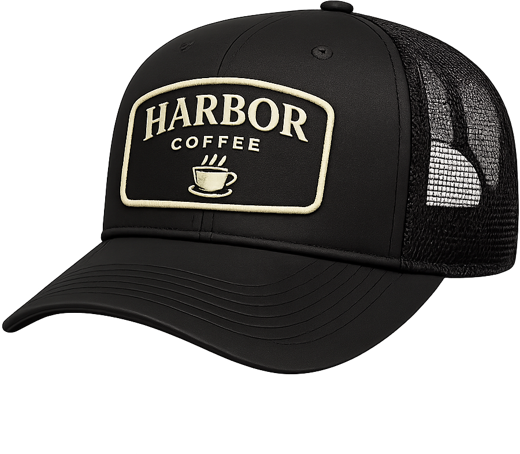 Custom branded trucker cap