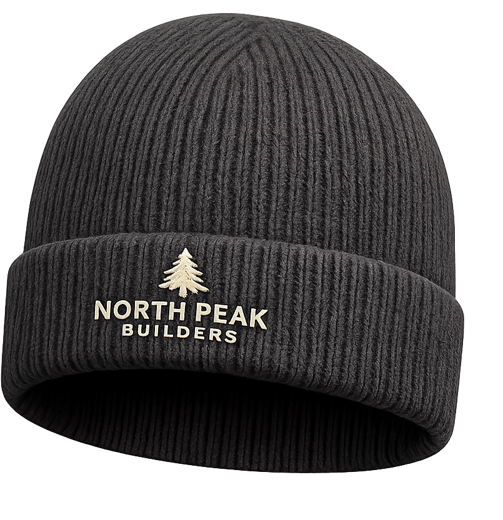 Custom branded beanie