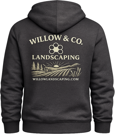 Custom branded hoodie