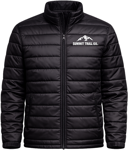 Custom branded puffer jacket