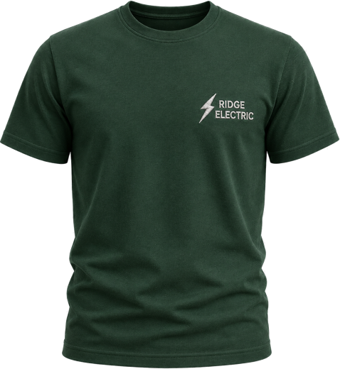 Custom branded tee